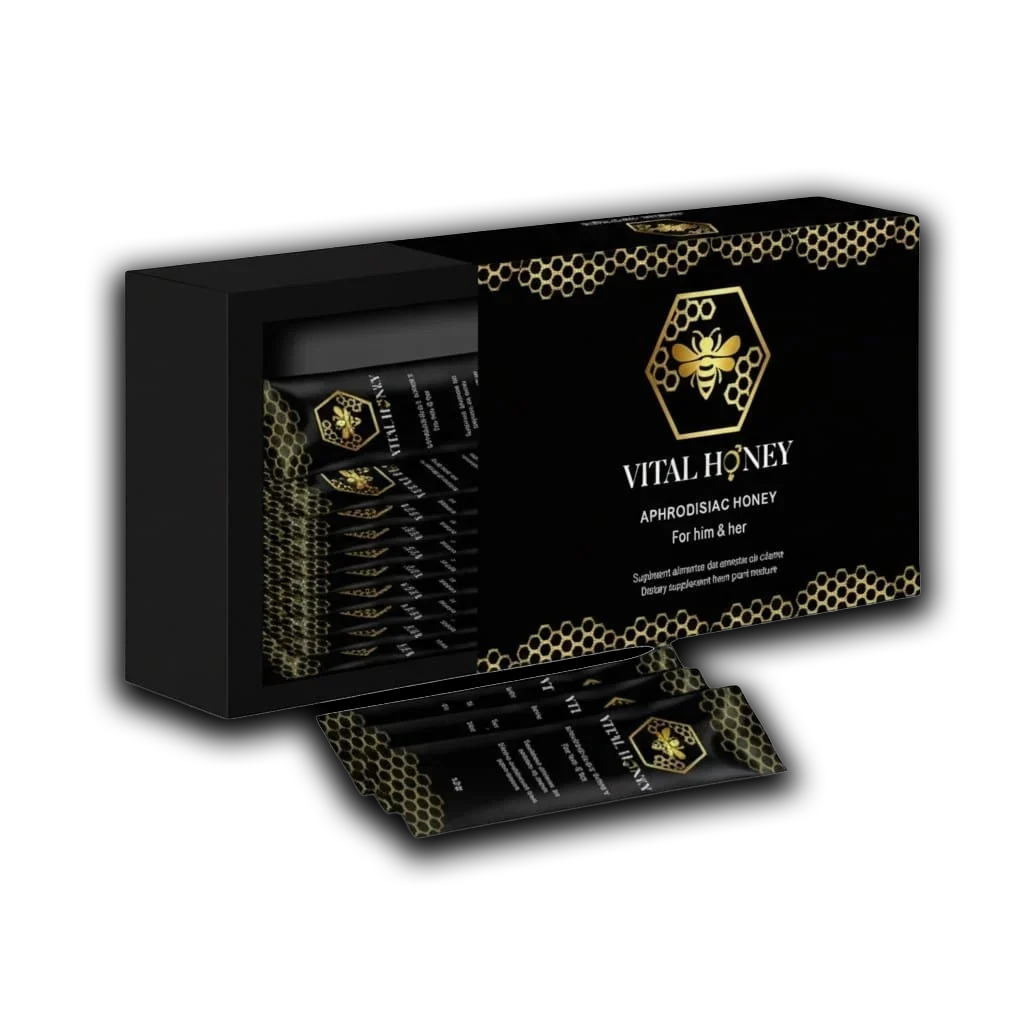 Miere afrodisiacă Vital Honey pentru îmbunătățirea potenței și creșterea libidoului, unisex
