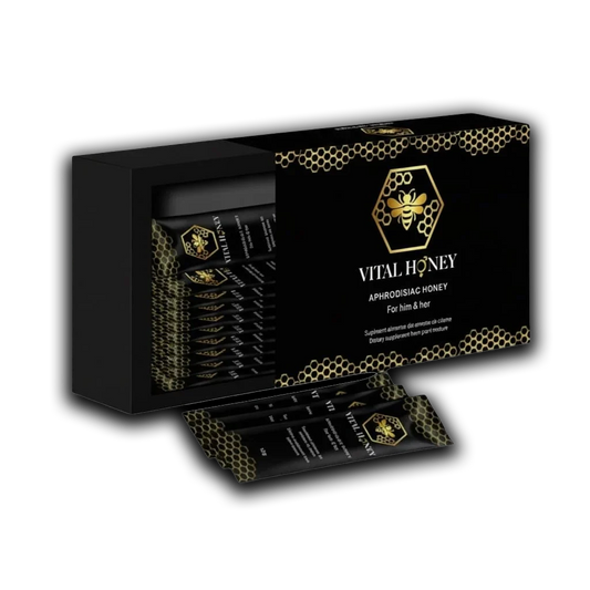 Miere afrodisiacă Vital Honey pentru îmbunătățirea potenței și creșterea libidoului, unisex