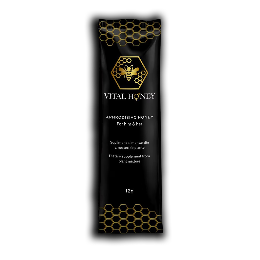 Miere afrodisiacă Vital Honey pentru îmbunătățirea potenței și creșterea libidoului, unisex